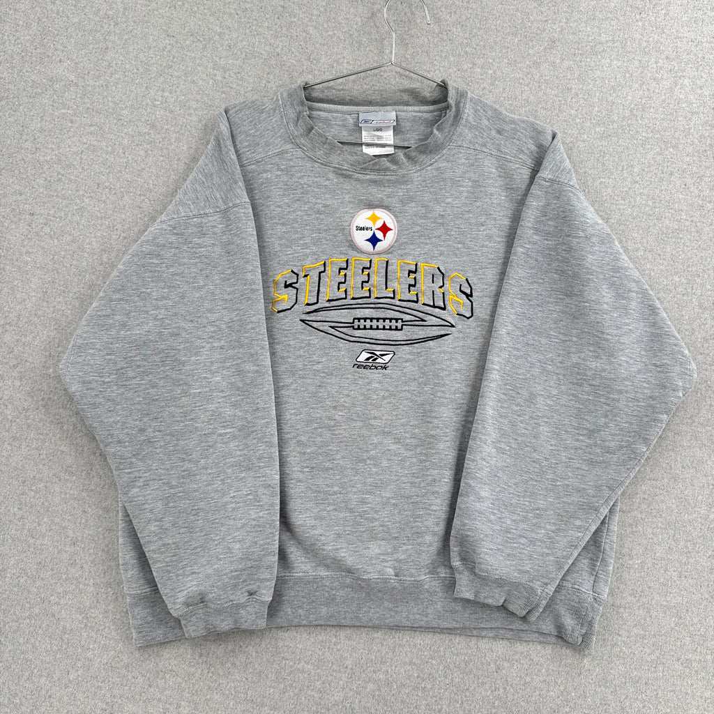 Vintage 90s Pittsburgh Steelers NFL Embroidered Sweatshirt