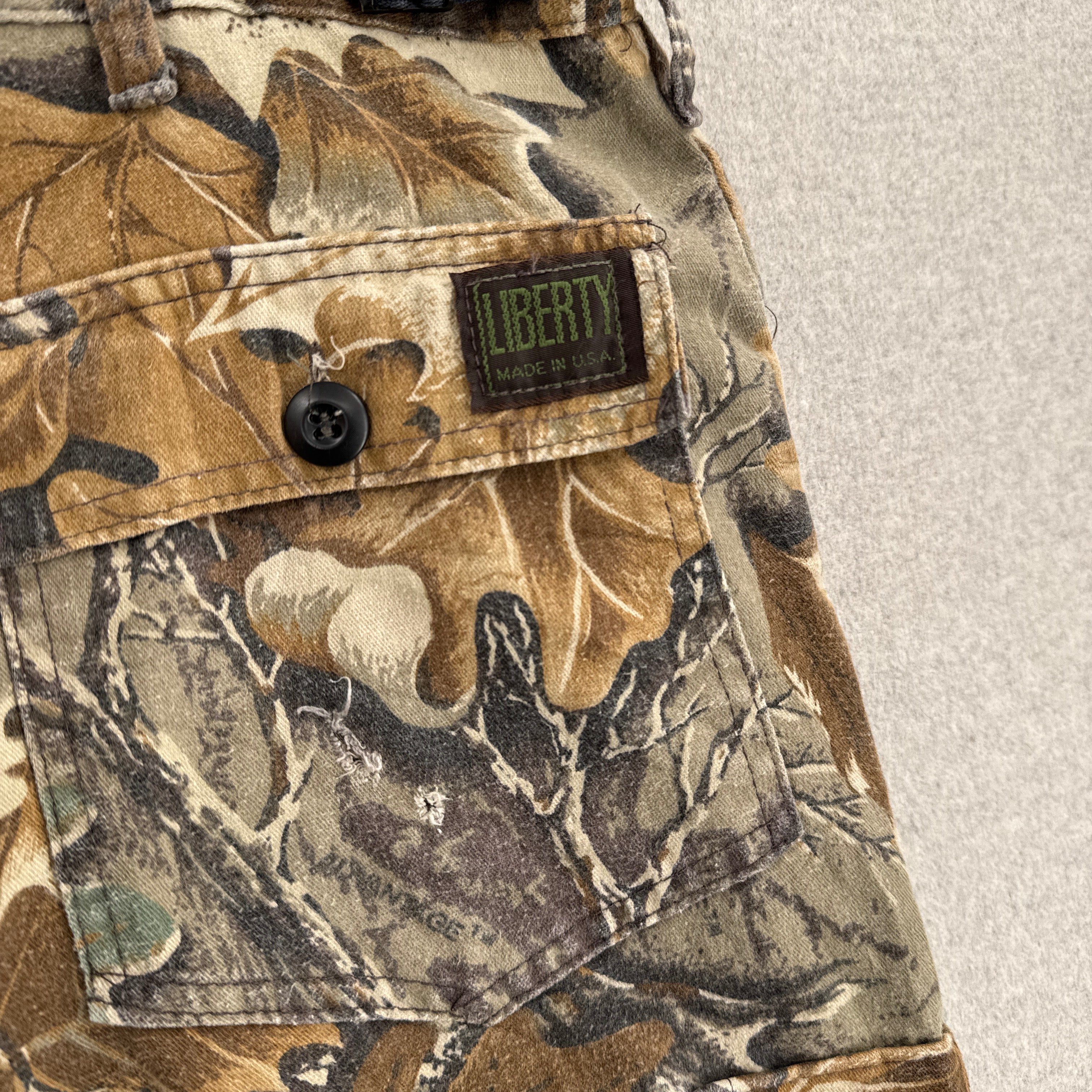 back pocket with 2 small holes