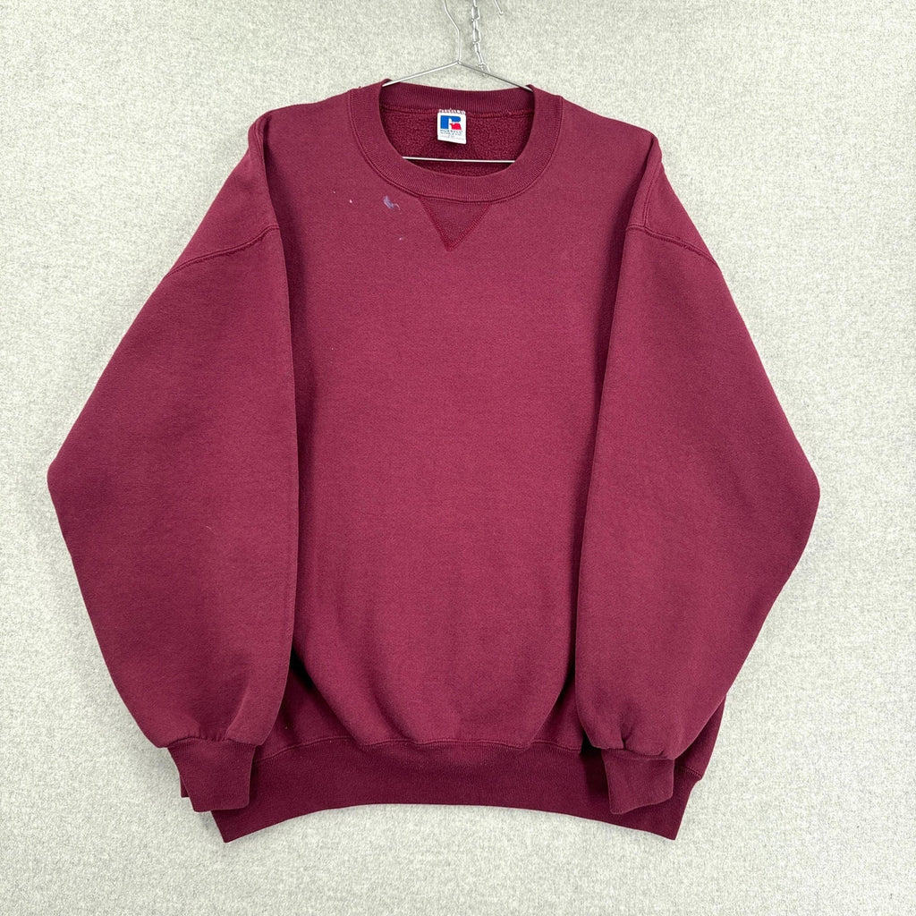 Vintage 90s Russell Athletic Blank Crewneck Sweatshirt