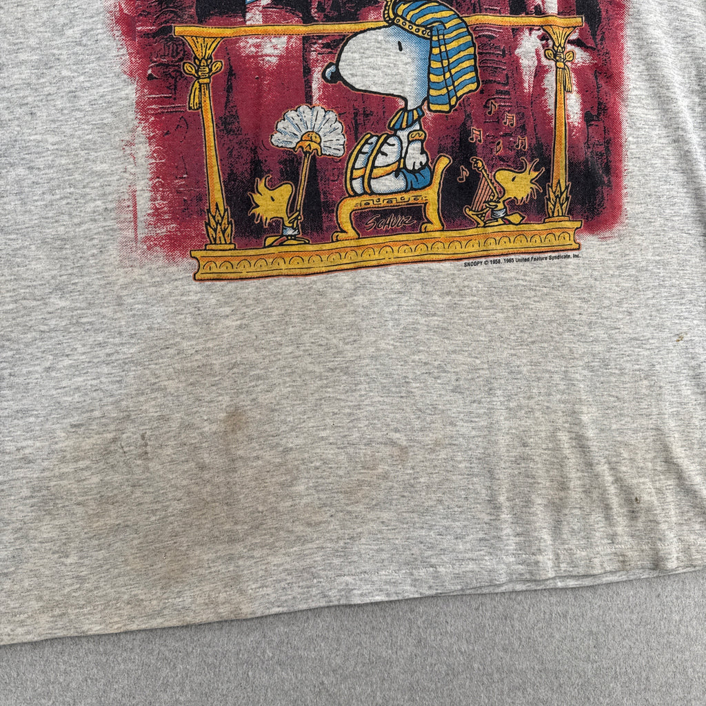 Vintage 90s Snoopy King Egyptian Cartoon Graphic Tee