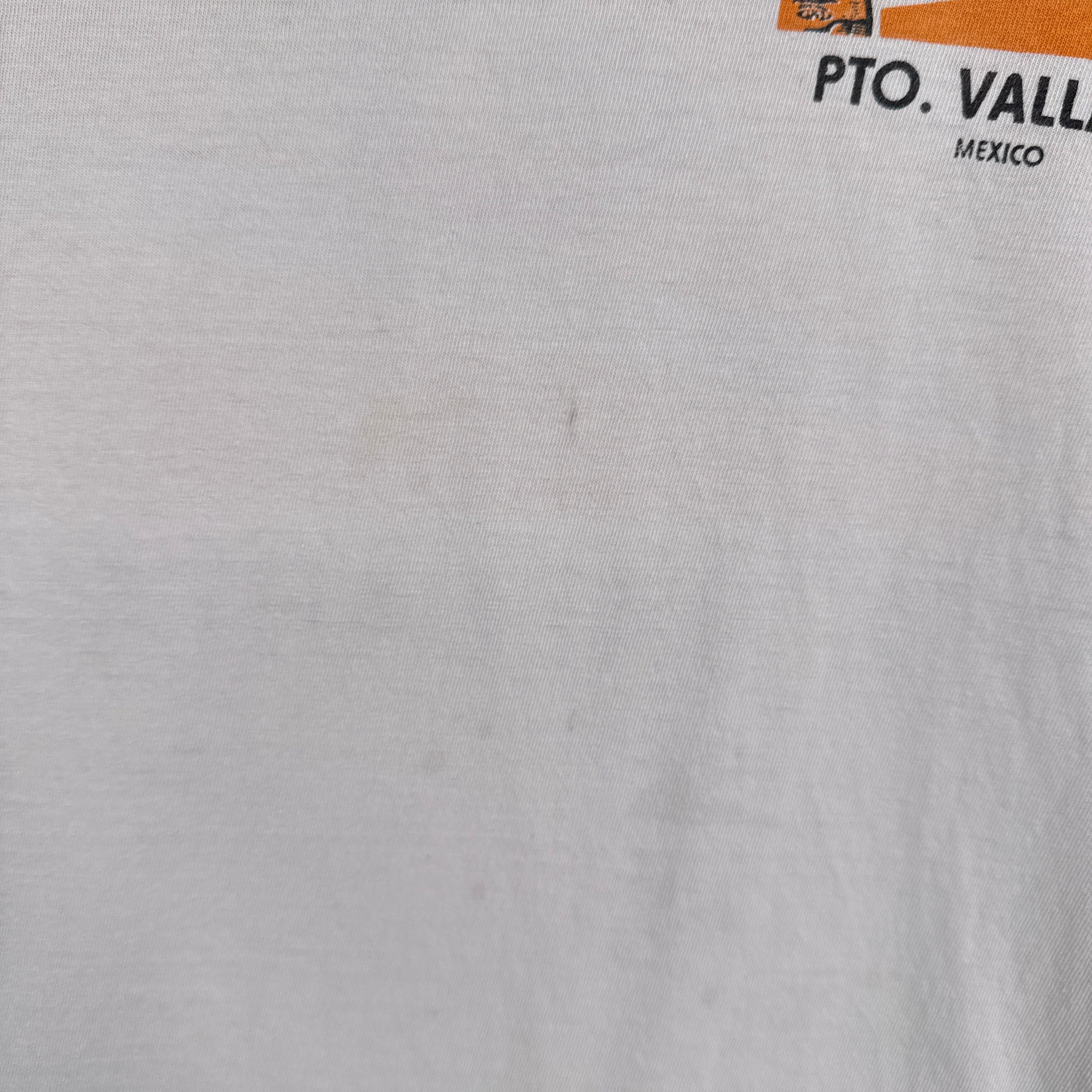 stain spot around front chest logo