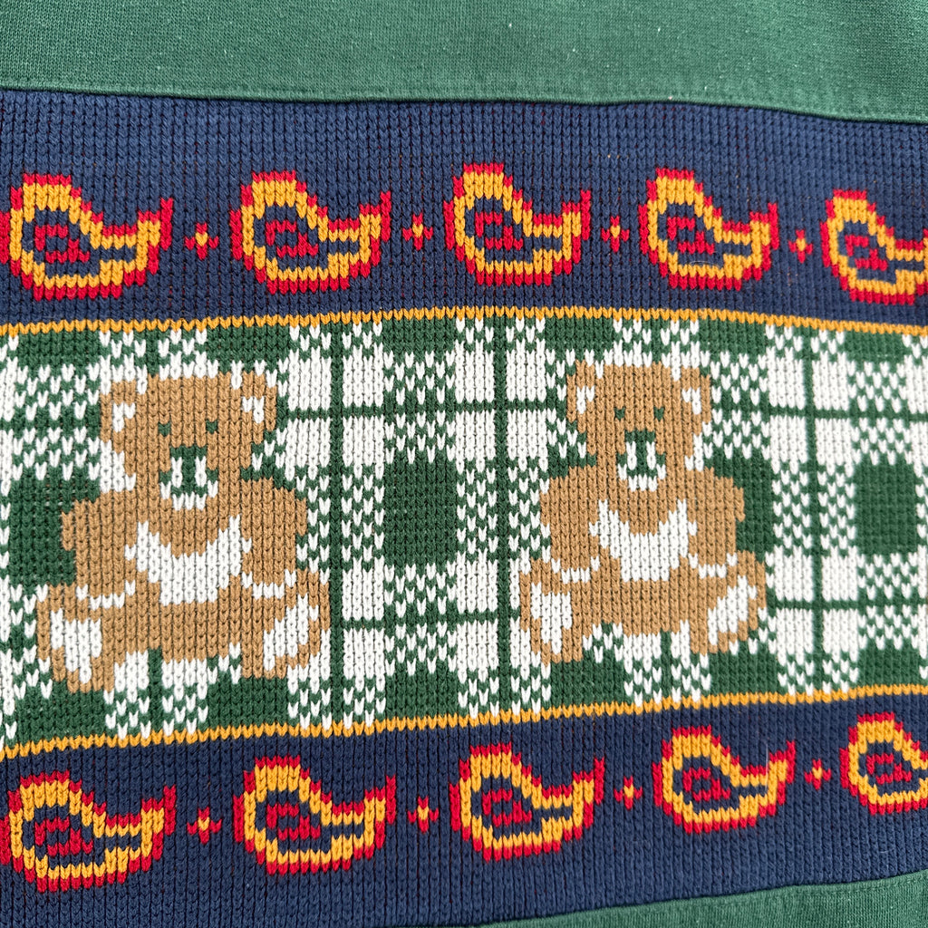 Vintage 90s Teddy Bears Embroidered Crewneck Sweatshirt