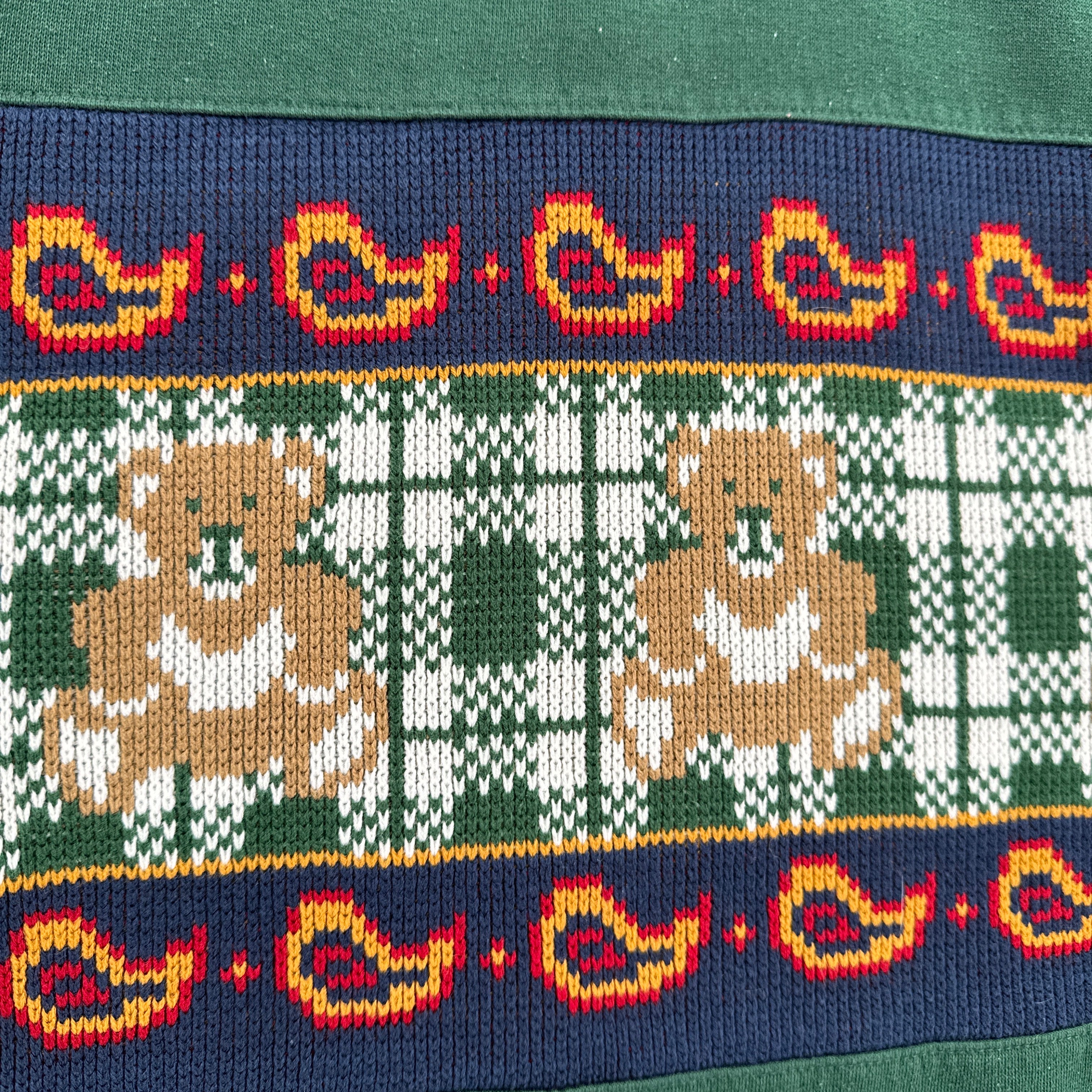 Vintage 90s Teddy Bears Embroidered Crewneck Sweatshirt