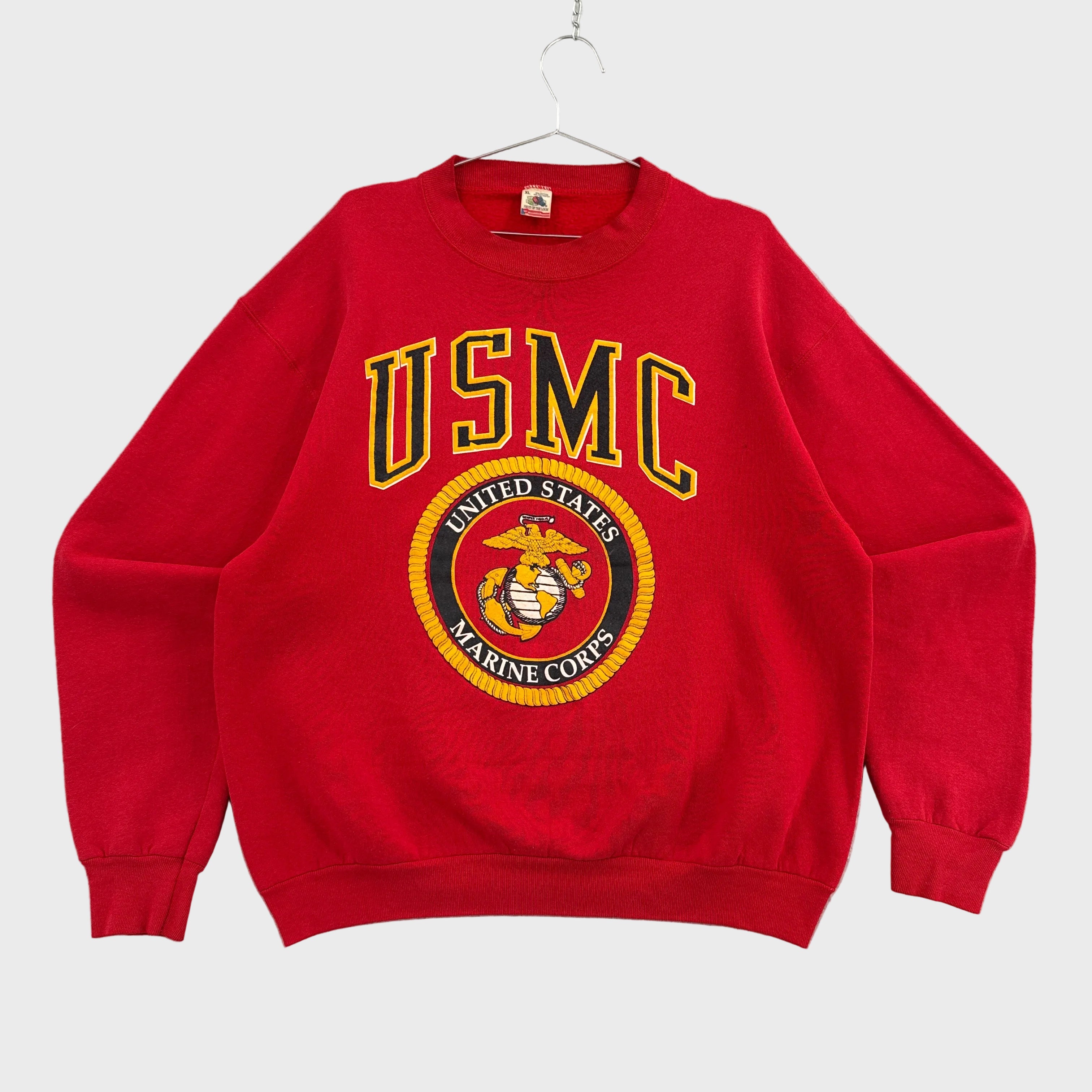 Vintage 90s USMC United States Marine Corps Crewneck Sweatshirt