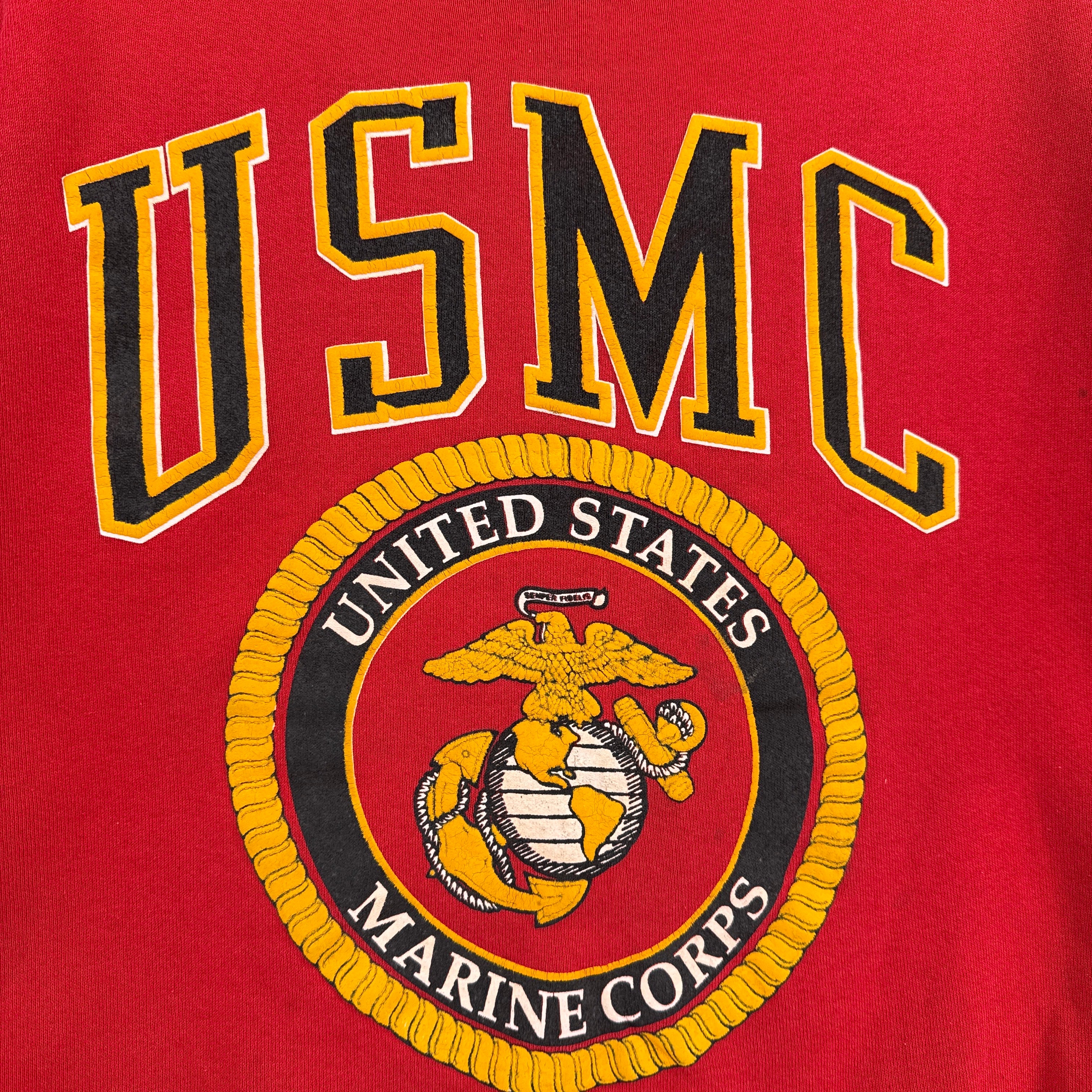 Vintage 90s USMC United States Marine Corps Crewneck Sweatshirt
