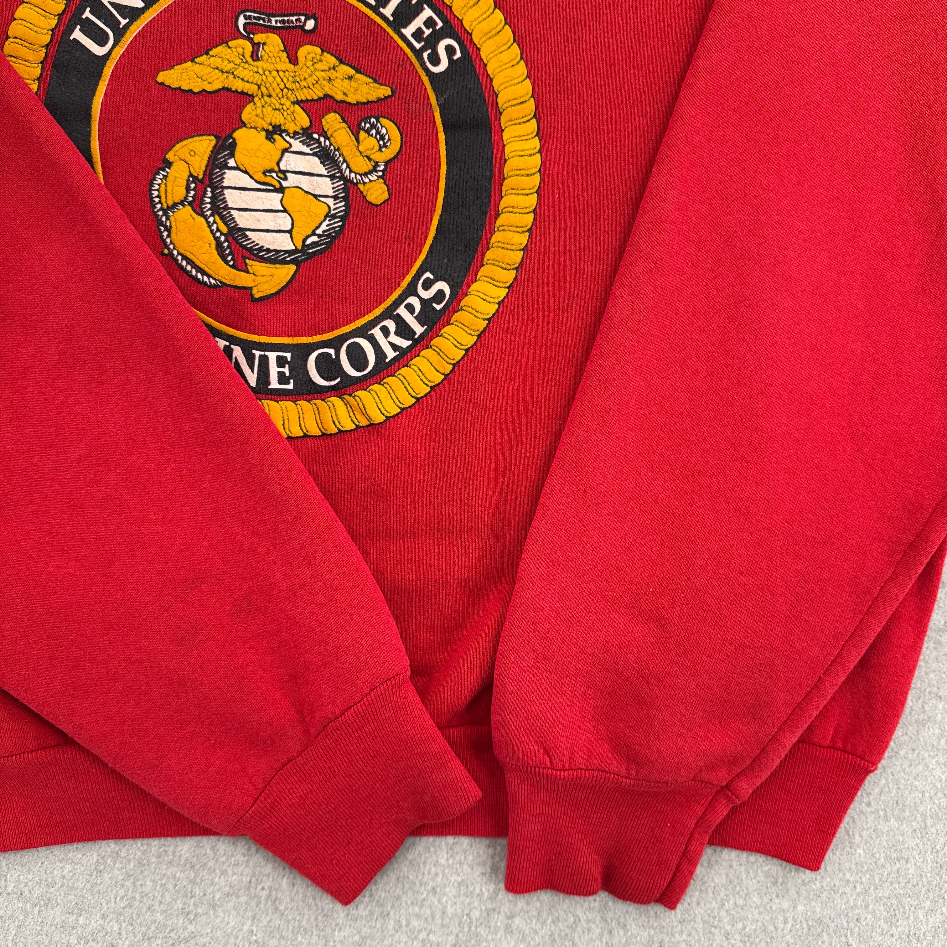 Vintage 90s USMC United States Marine Corps Crewneck Sweatshirt
