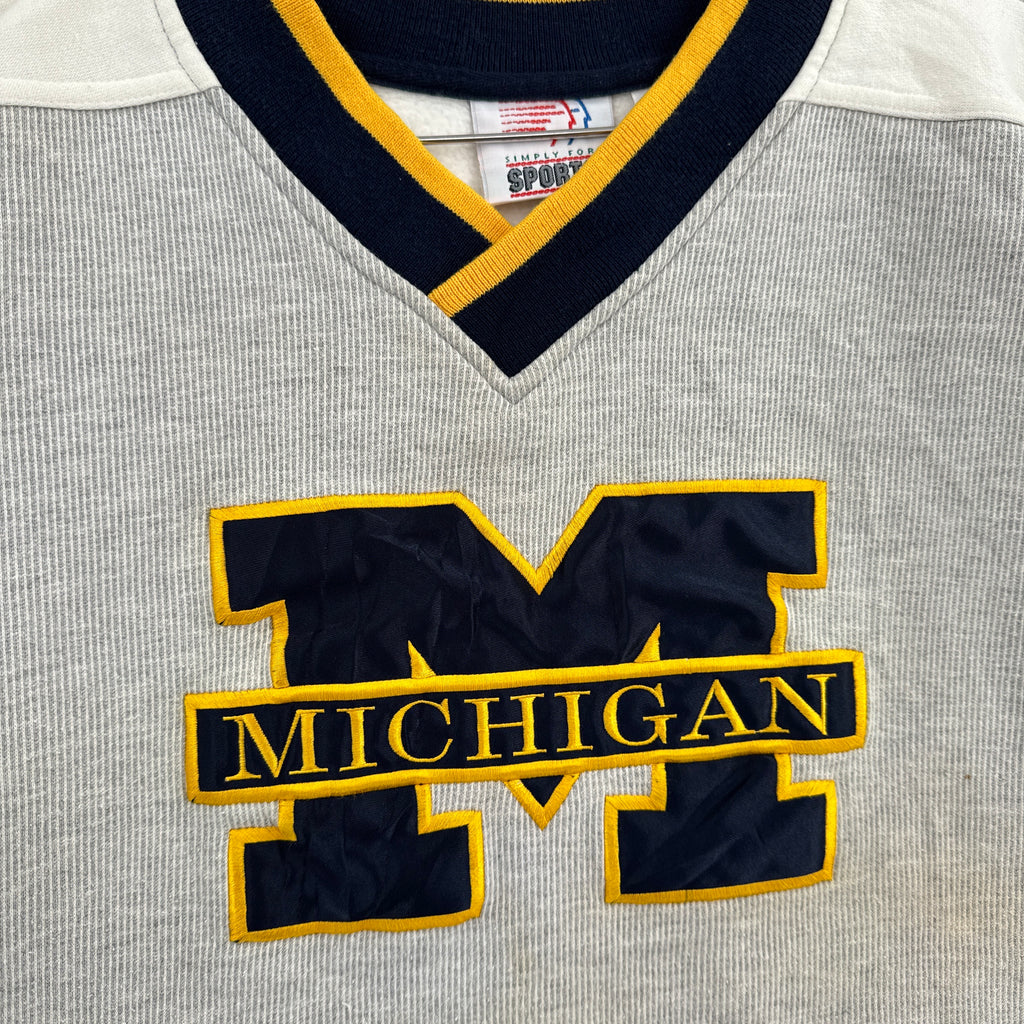 Vintage 90s University Michigan Crewneck Sweatshirt