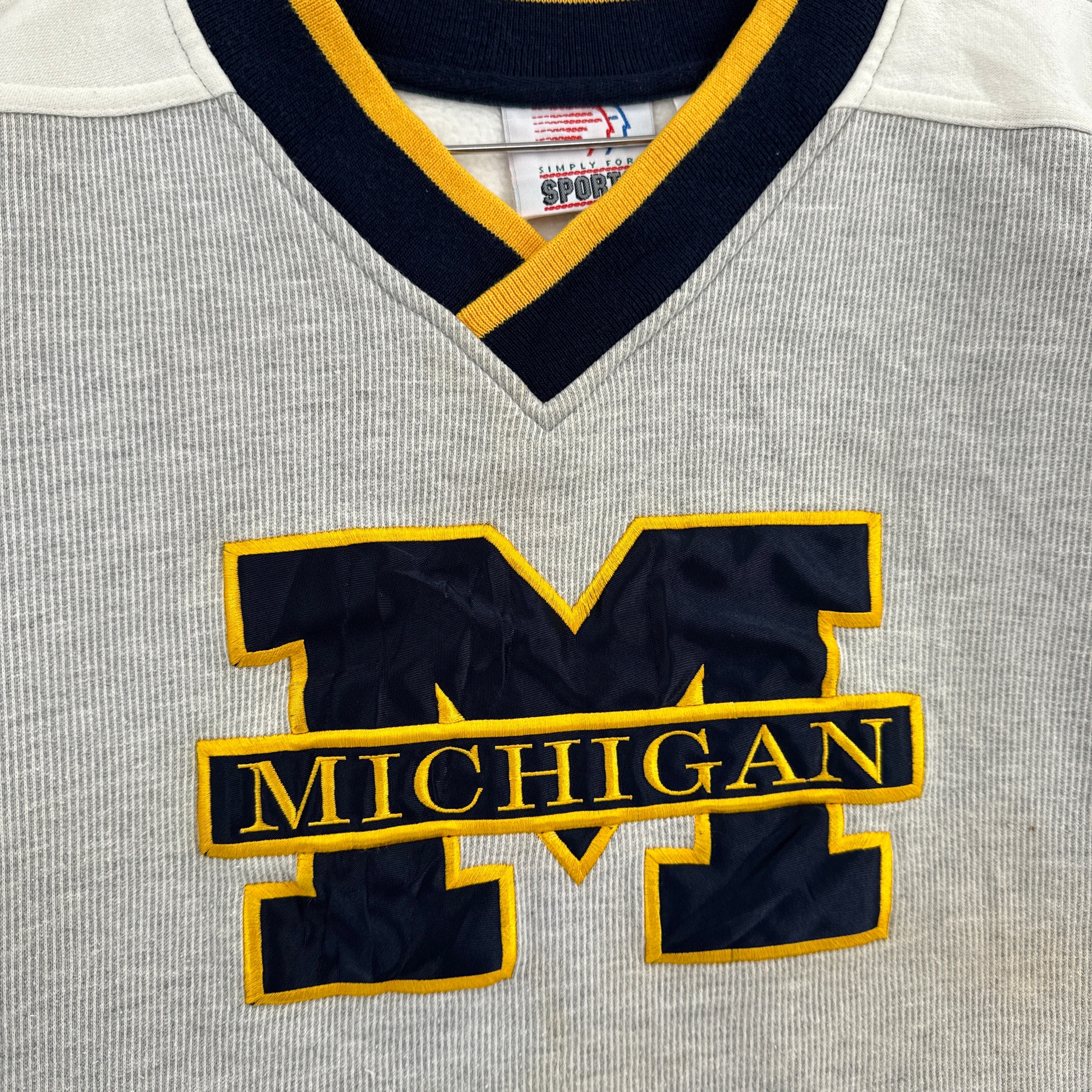 Vintage 90s University Michigan Crewneck Sweatshirt