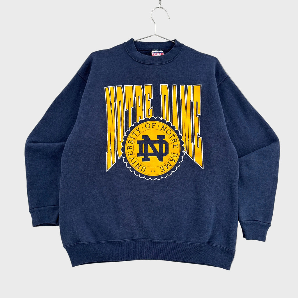 Vintage 90s University Notre Dame Crewneck Sweatshirt