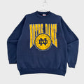 Vintage 90s University Notre Dame Crewneck Sweatshirt