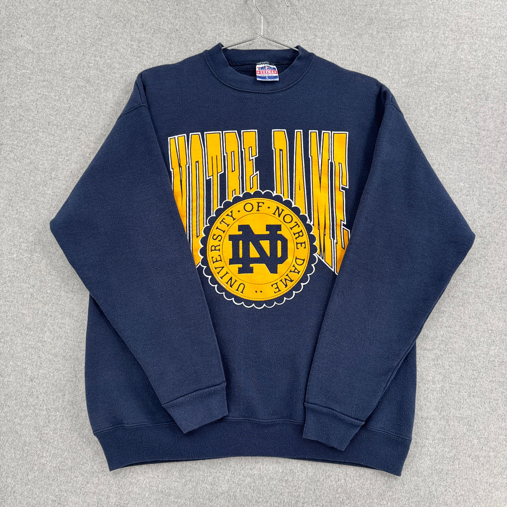 Vintage 90s University Notre Dame Crewneck Sweatshirt