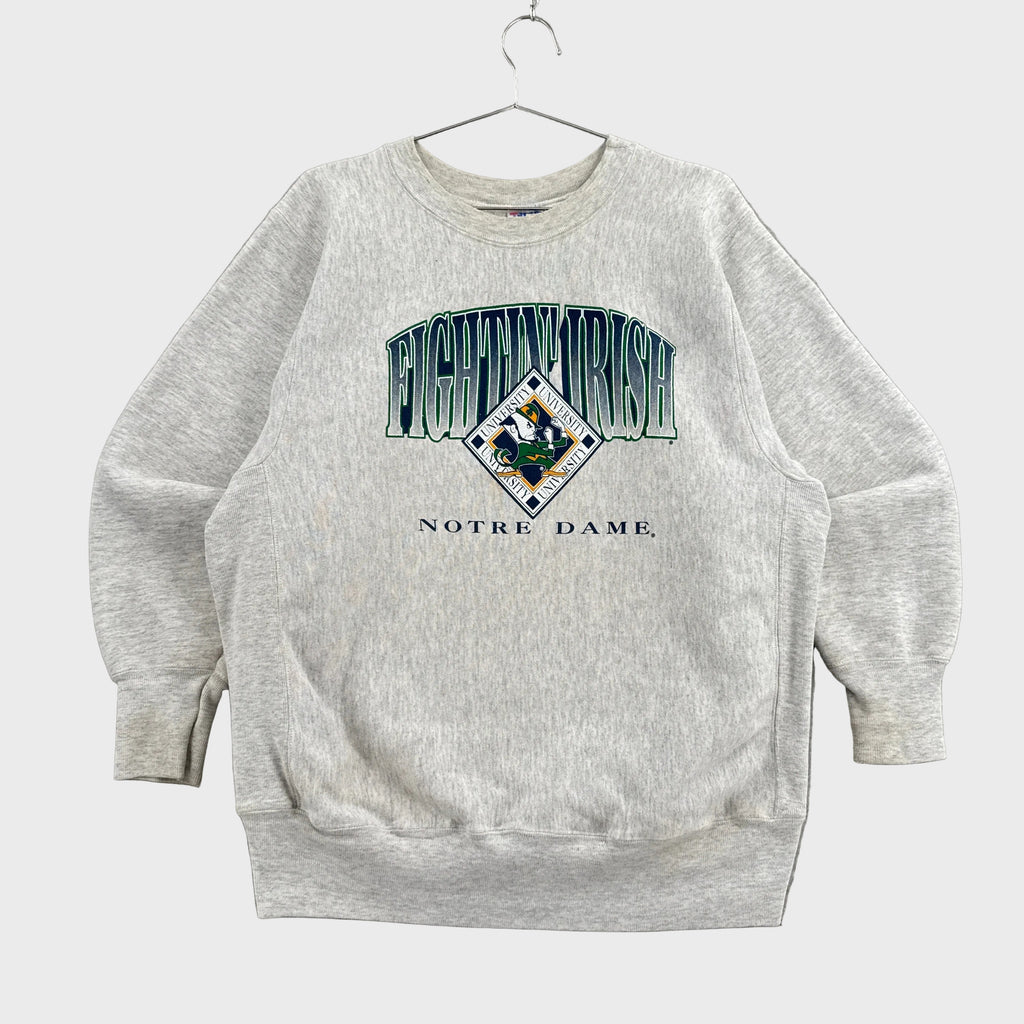 Vintage 90s University Notre Dame Fighting Irish Crewneck Sweatshirt
