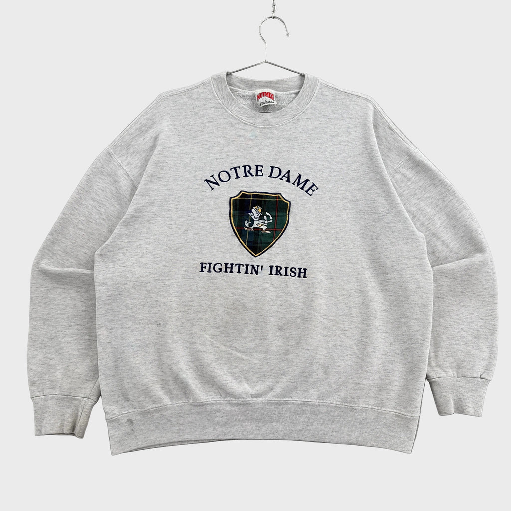 Vintage 90s University Notre Dame Fighting Irish Crewneck Sweatshirt