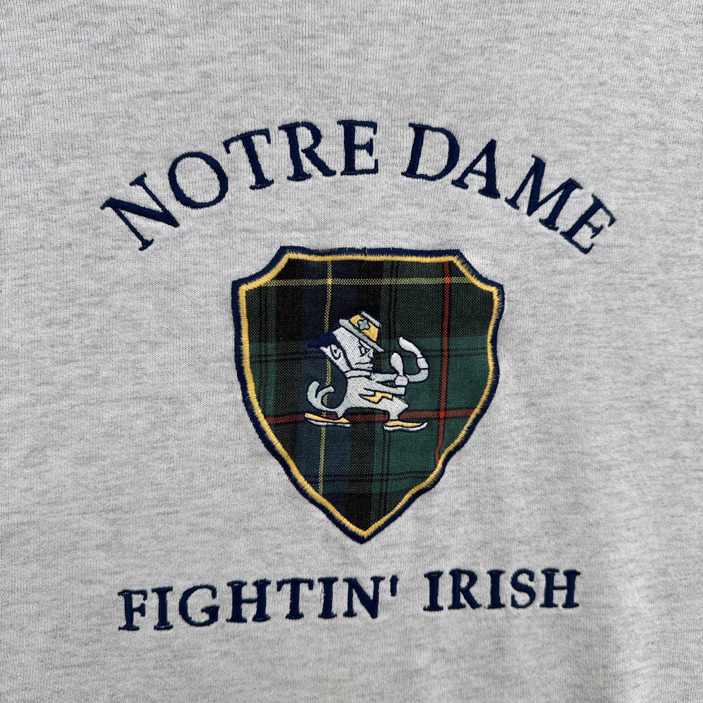 Vintage 90s University Notre Dame Fighting Irish Crewneck Sweatshirt1
