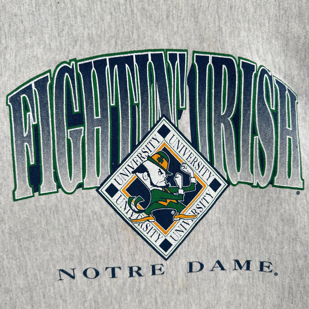 Vintage 90s University Notre Dame Fighting Irish Crewneck Sweatshirt