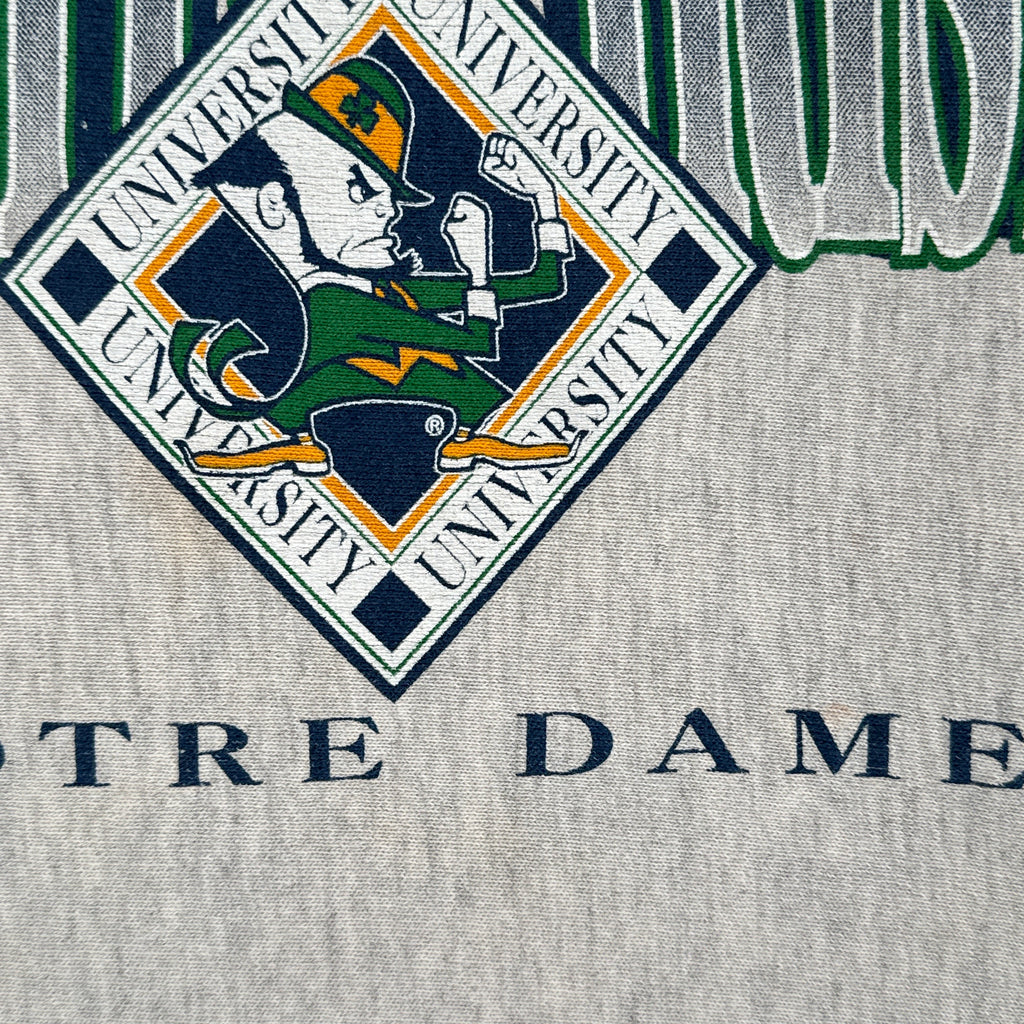 Vintage 90s University Notre Dame Fighting Irish Crewneck Sweatshirt
