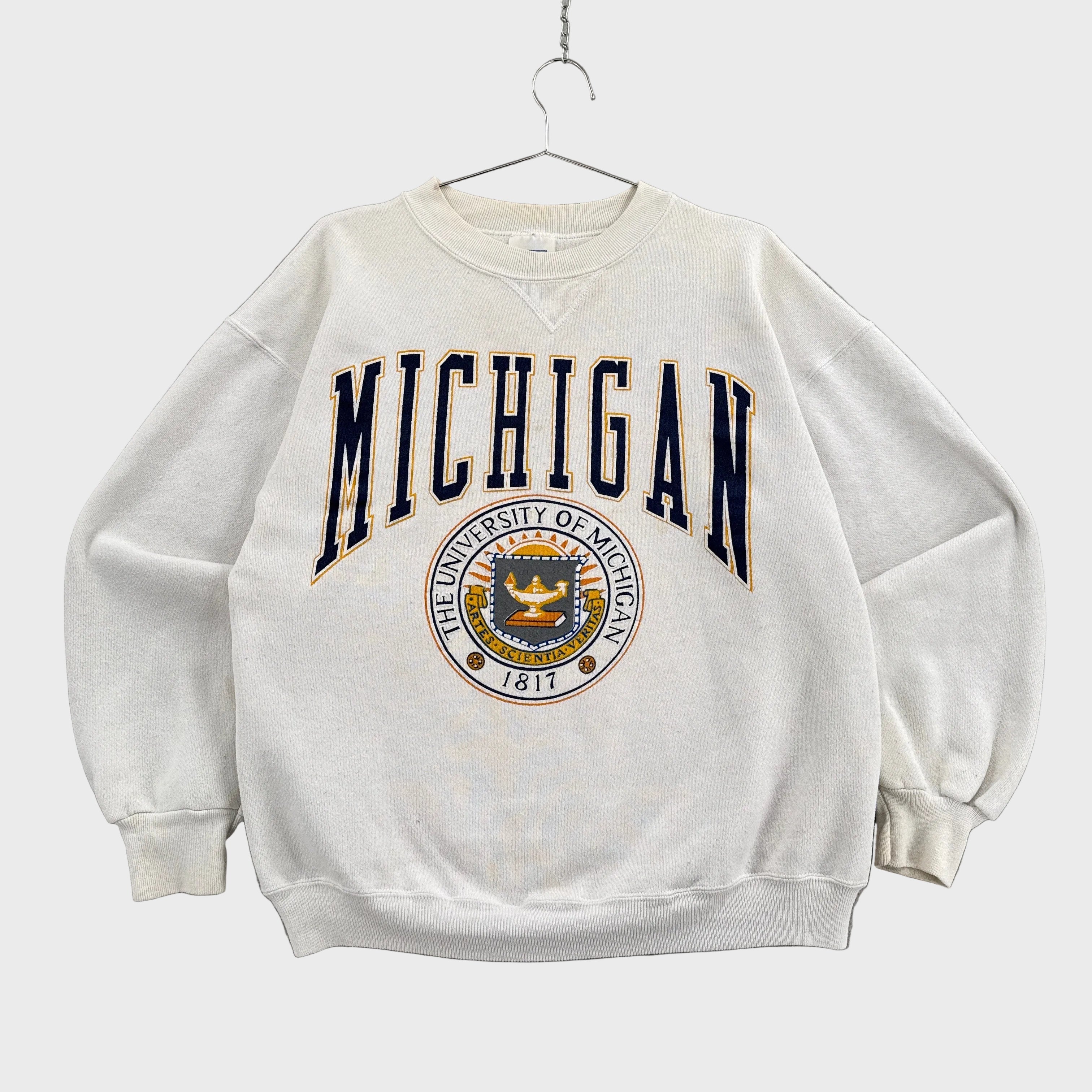 Vintage 90s University of Michigan Crewneck Sweatshirt