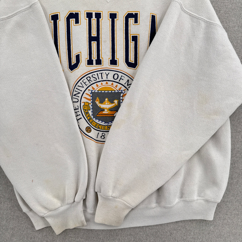 Vintage 90s University of Michigan Crewneck Sweatshirt