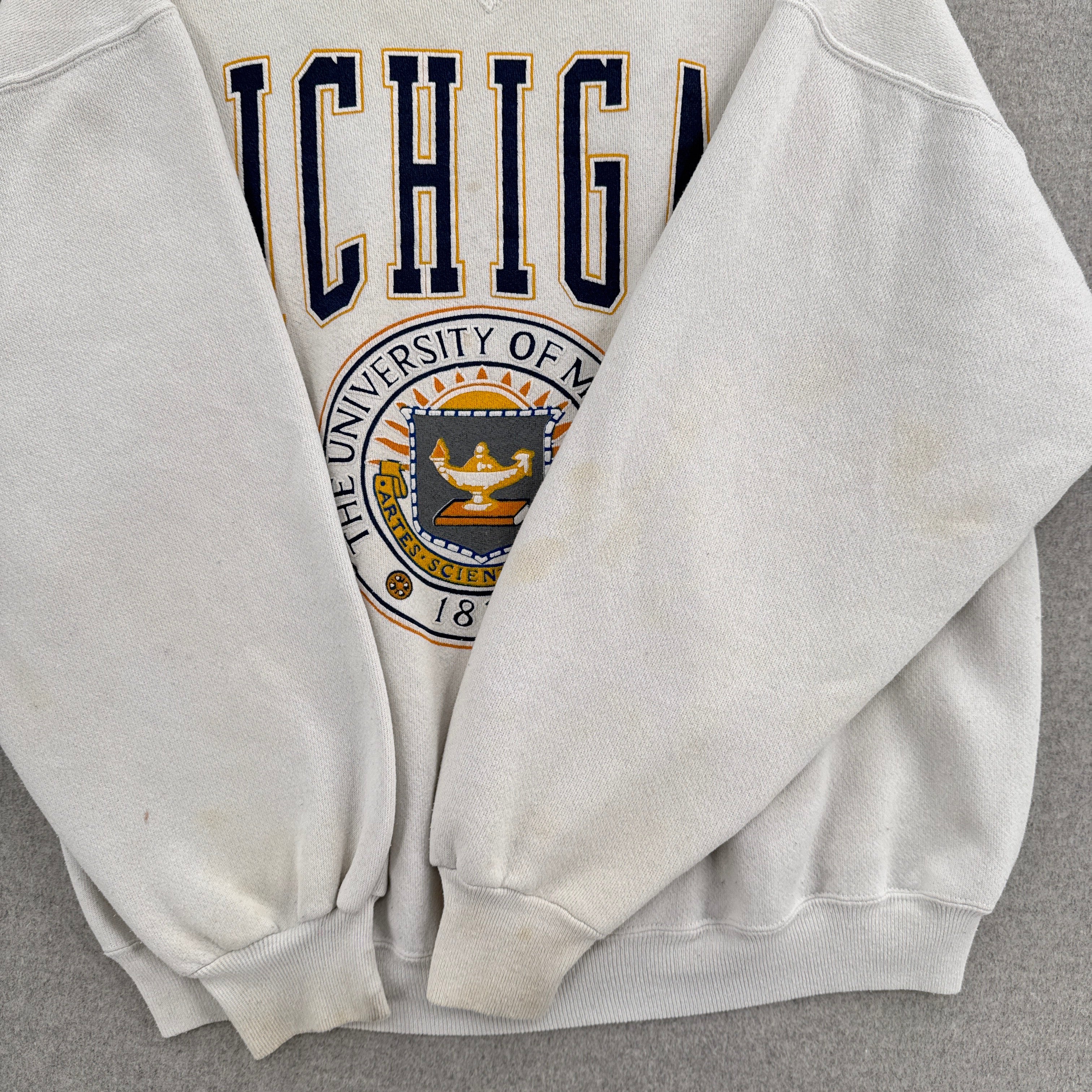 Vintage 90s University of Michigan Crewneck Sweatshirt