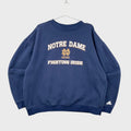 Vintage 90s University of Notre Dame College Varsity Crewneck Sweatshirt
