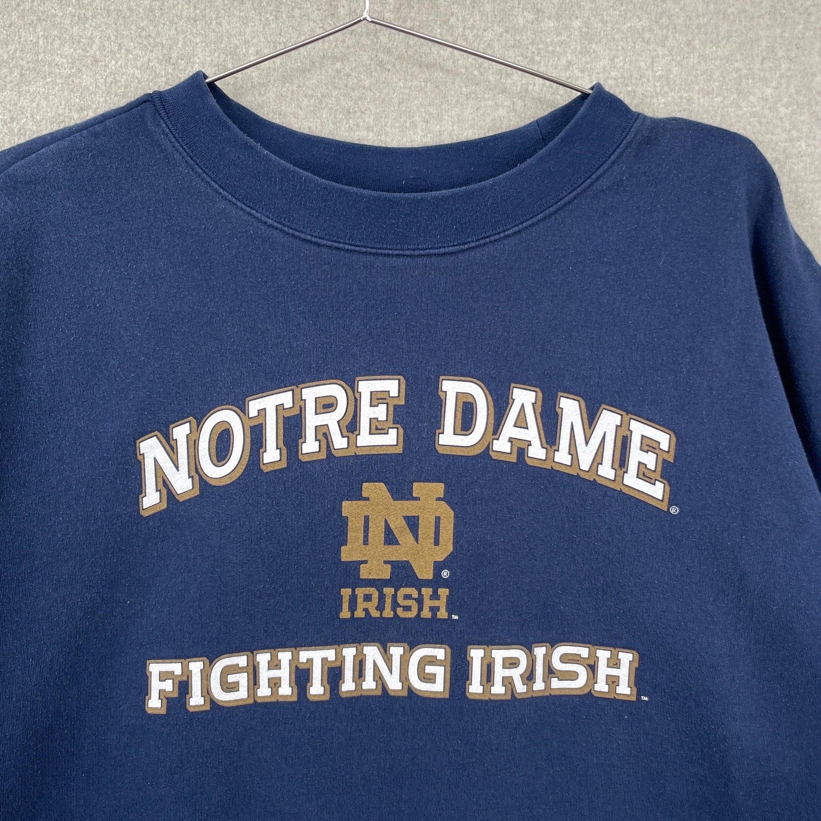 Vintage 90s University of Notre Dame College Varsity Crewneck Sweatshirt