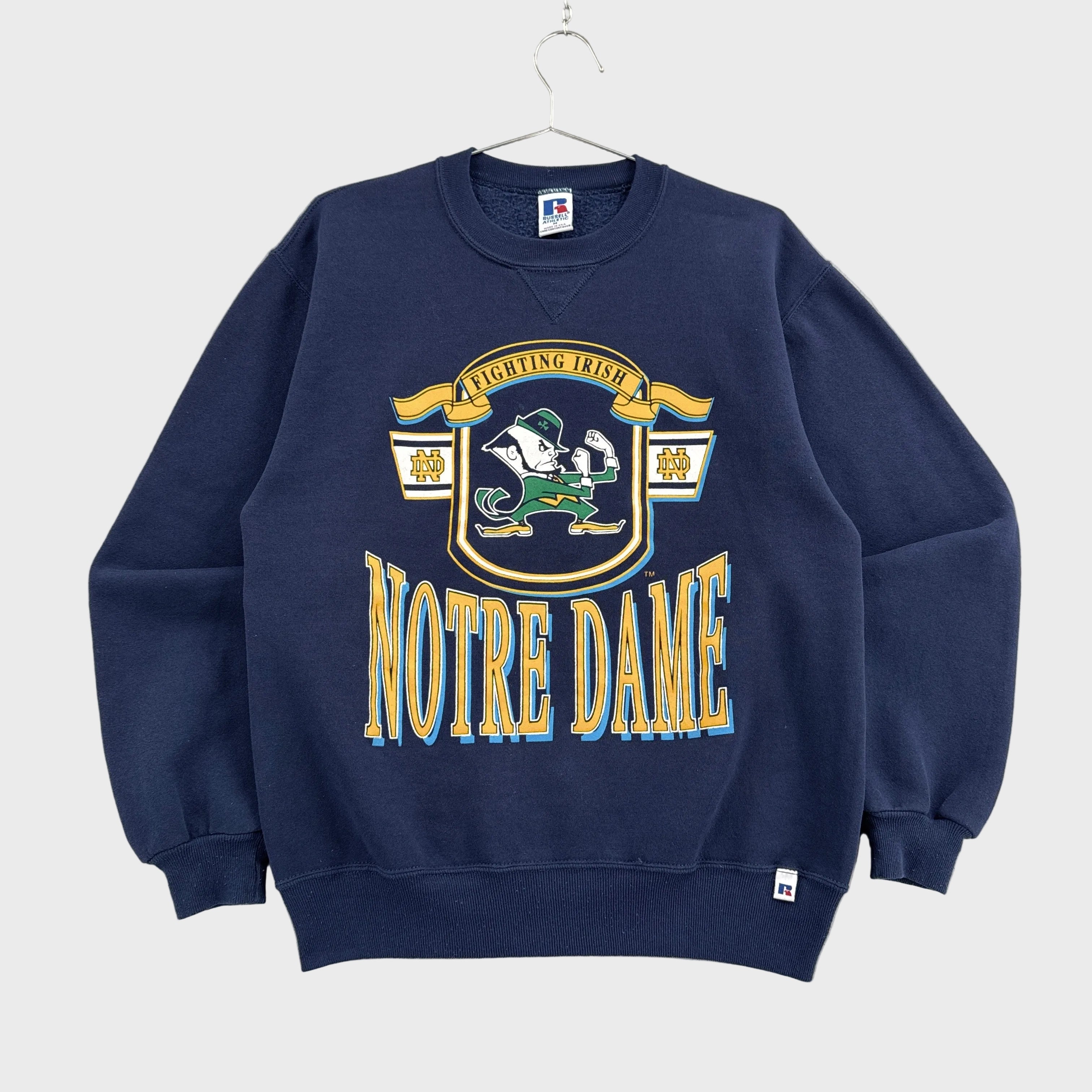 Vintage 90s University of Notre Dame Fighting Irish Crewneck Sweatshirt