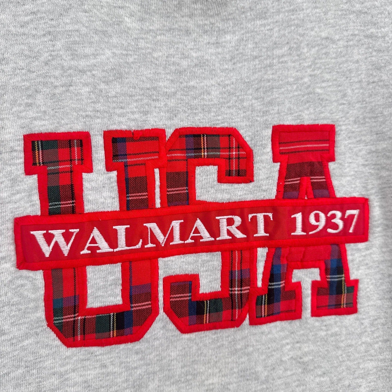 Vintage 90s Walmart USA Embroidered Crewneck Sweatshirt