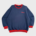 Vintage 90s Wilson Athletic Ringer Crewneck Sweatshirt