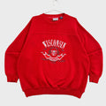 Vintage 90s Wisconsin Badgers University Varsity Crewneck Sweatshirt