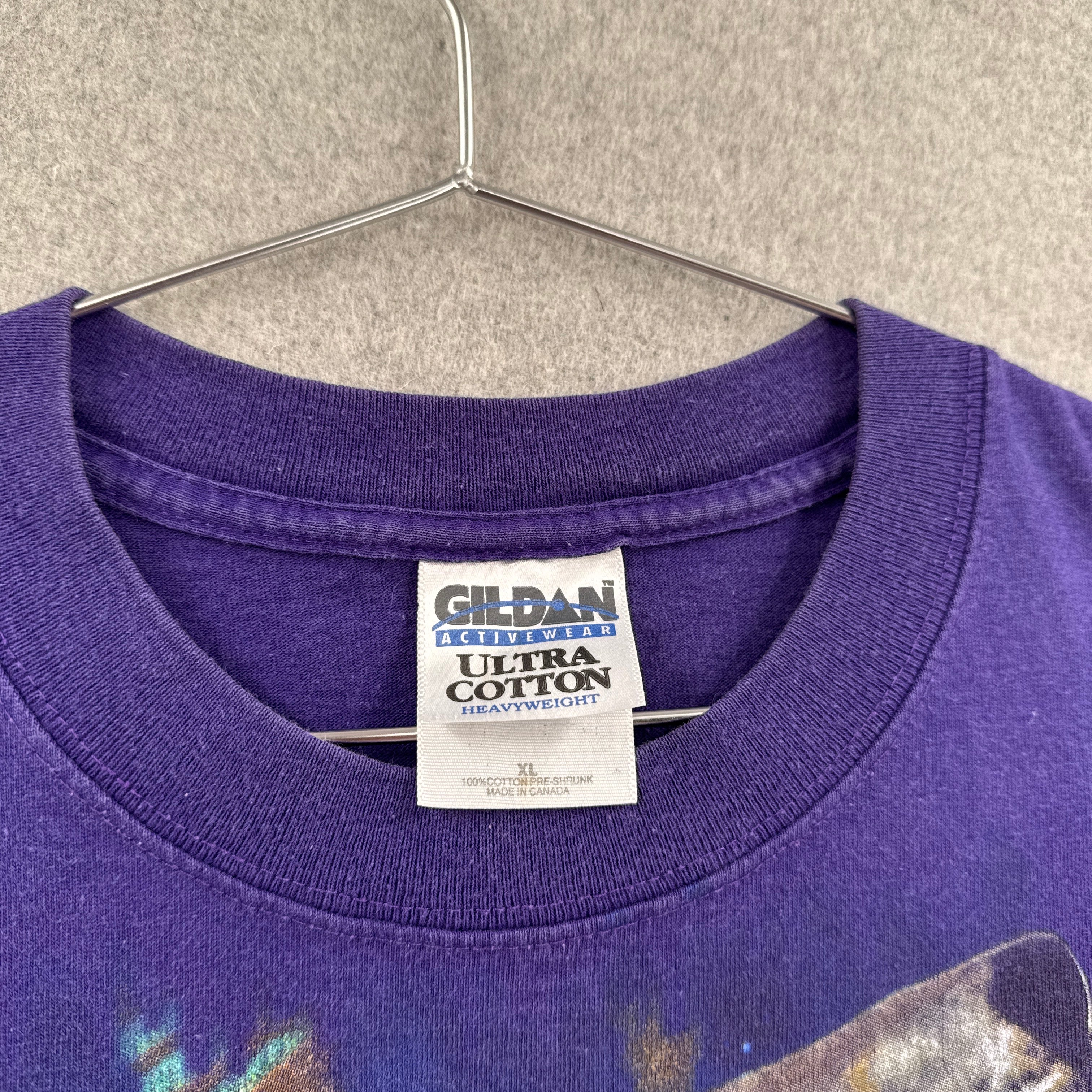 Vintage 90s Wolf Howling Cabela's Graphic Tee 