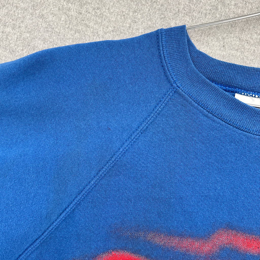 Vintage 90s Wolf Wolves Nature Animal Crewneck Sweatshirt