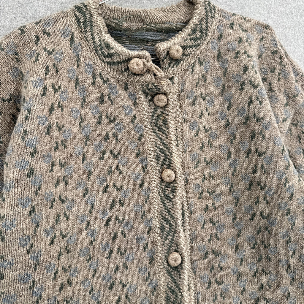 Vintage 90s Wool Button Cardigan Knitted Sweater - M/L