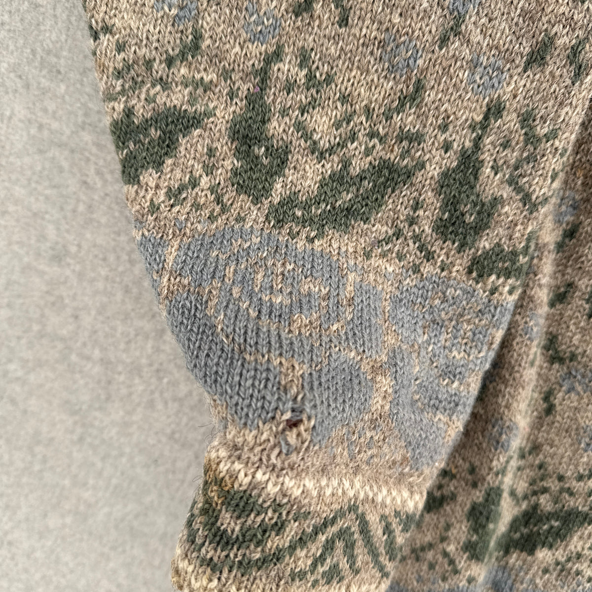Vintage 90s Wool Button Cardigan Knitted Sweater - M/L