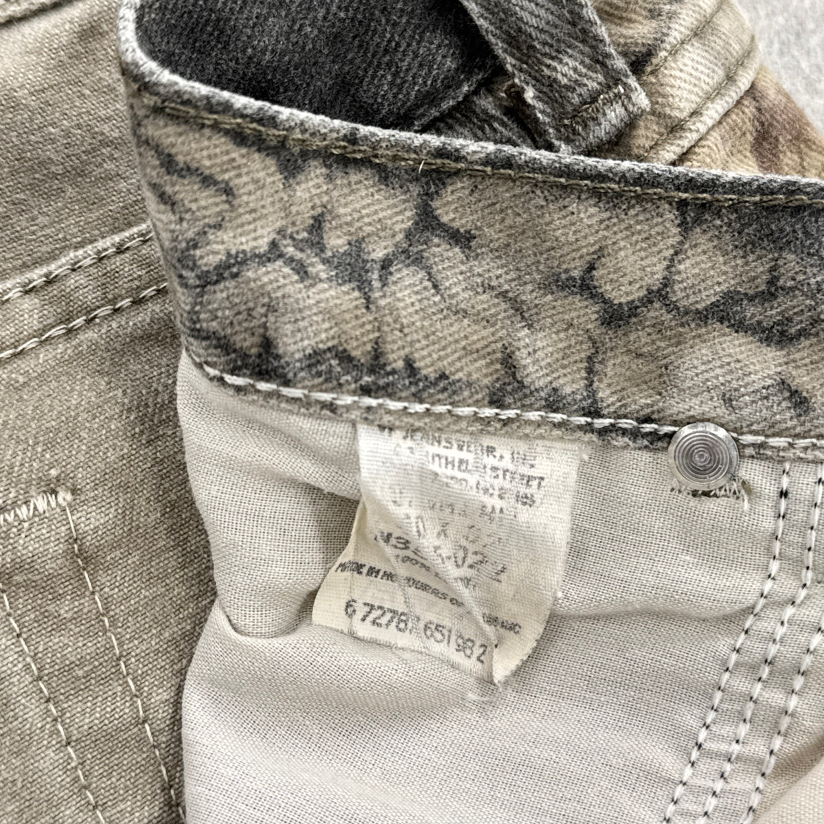 Vintage 90s Wrangler Realtree Hardwoods Camo Denim Pants - W40