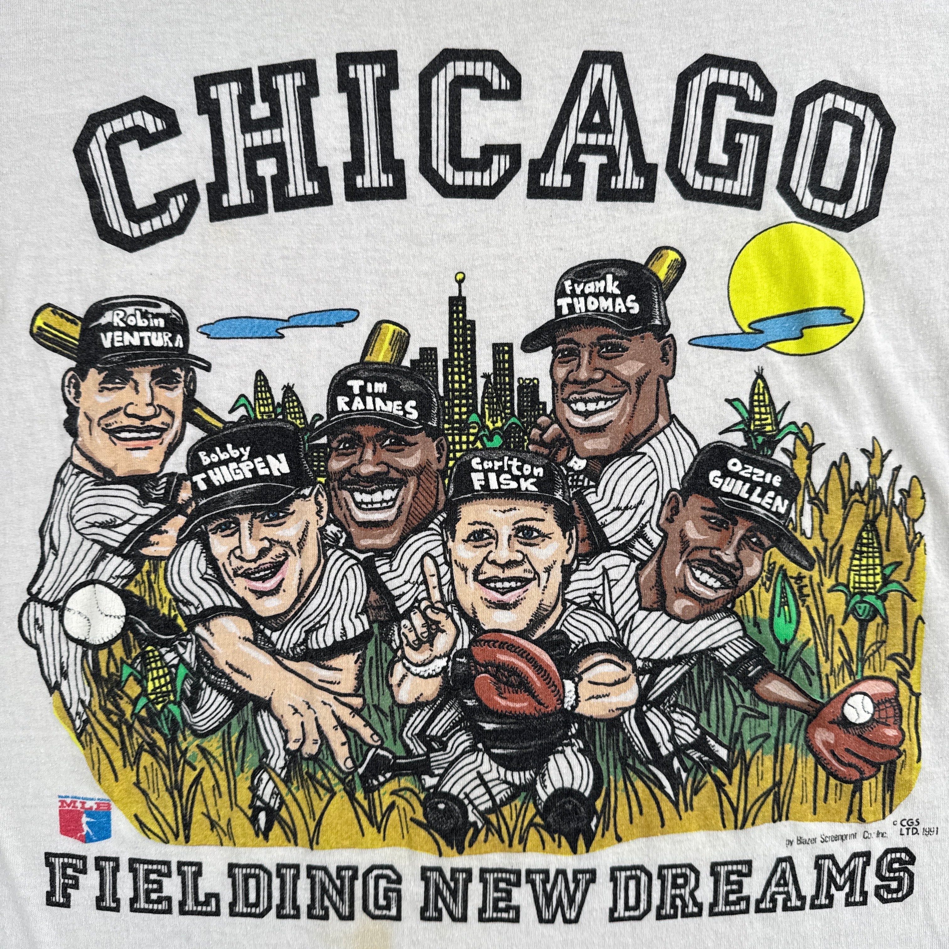 Vintage '91 Chicago White Sox Cartoon Graphic Tee