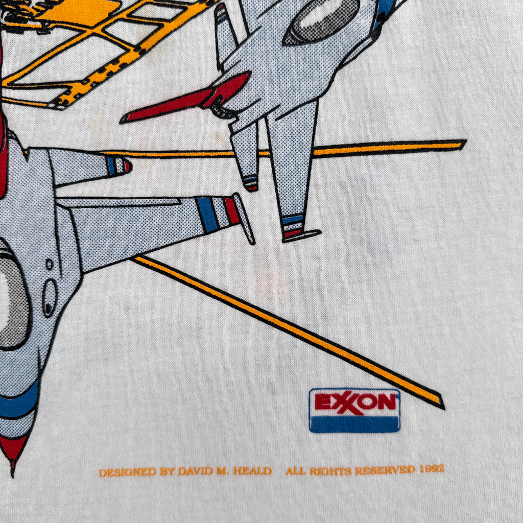 Vintage '92 Air Show Pilot Airplane Jet Graphic Tee