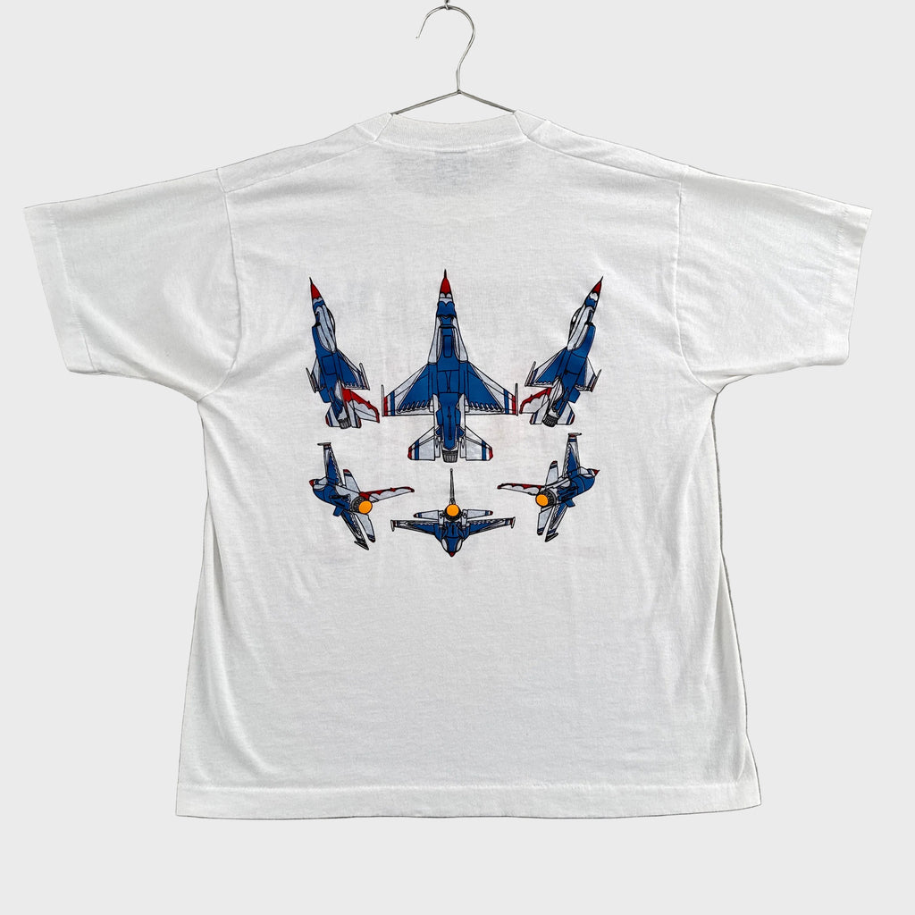 Vintage '92 Air Show Pilot Airplane Jet Graphic Tee