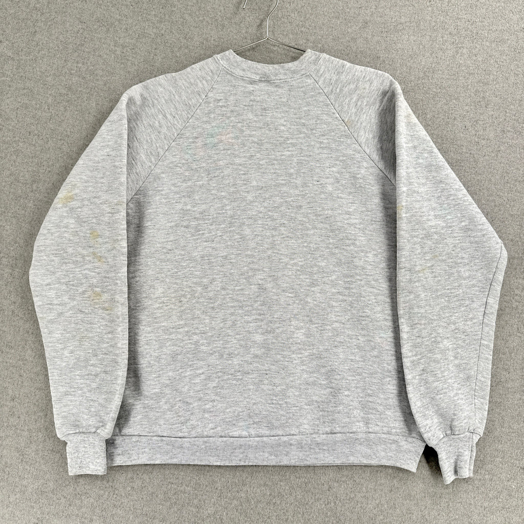 Vintage '92 Deer Hunting Cartoon Crewneck Sweatshirt