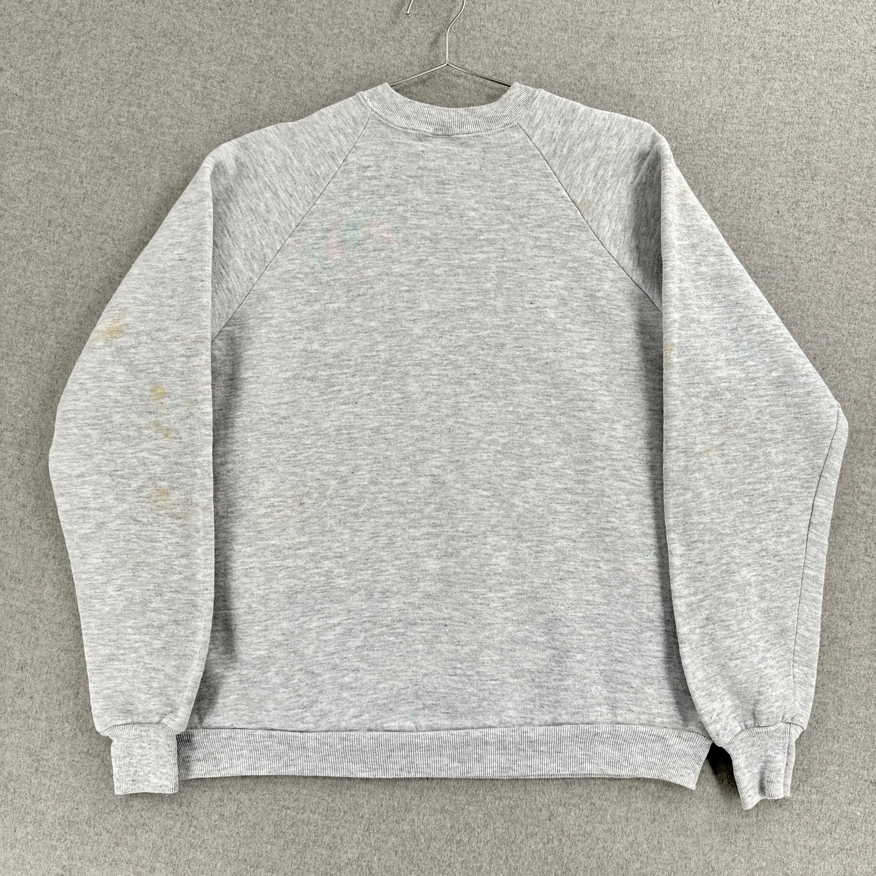 Vintage '92 Deer Hunting Cartoon Crewneck Sweatshirt