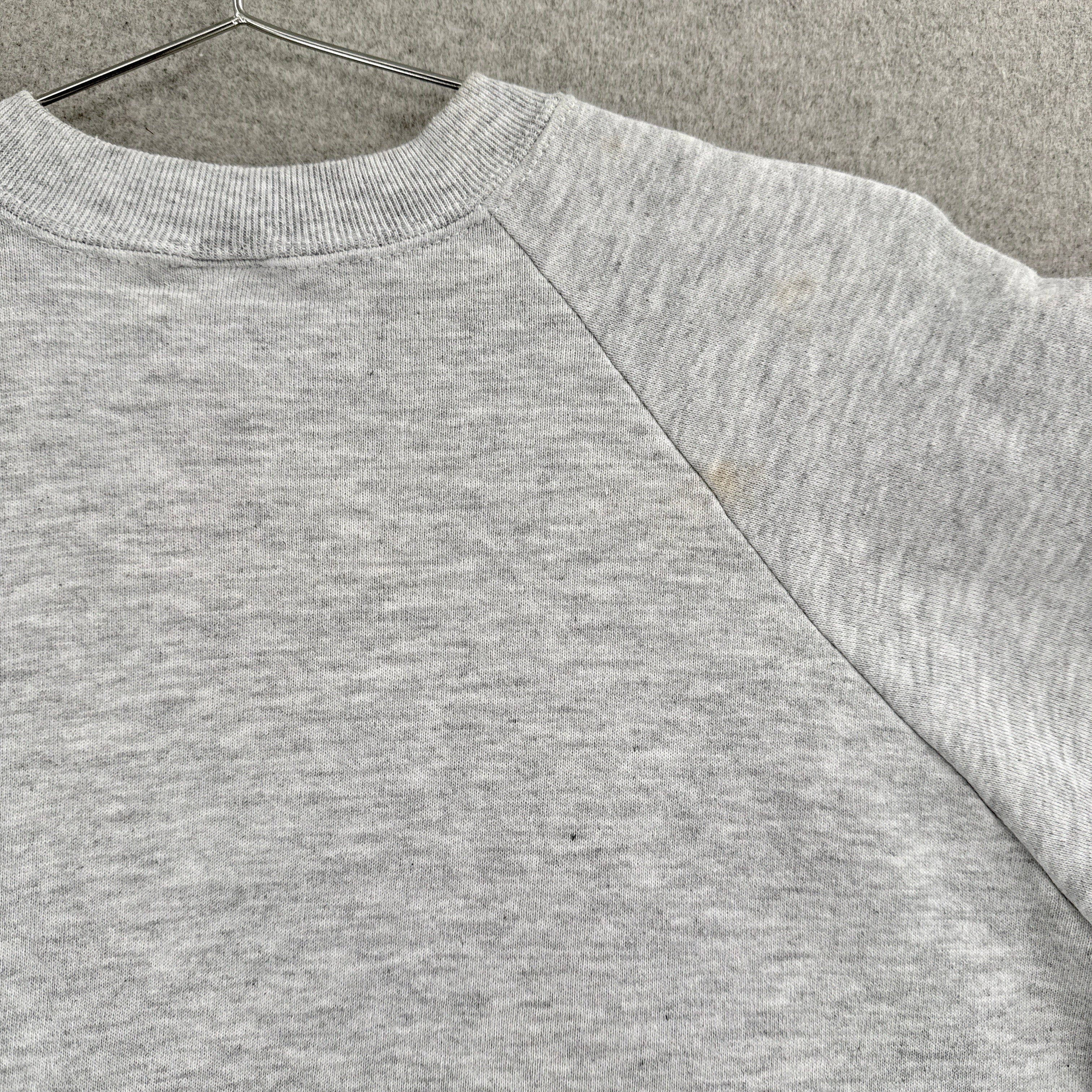 Vintage '92 Deer Hunting Cartoon Crewneck Sweatshirt
