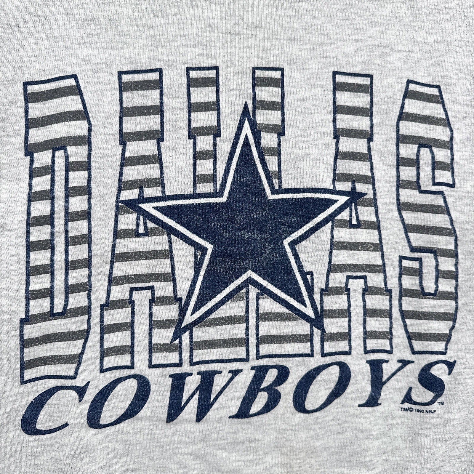 Vintage '93 Dallas Cowboys NFL Youth Crewneck Sweatshirt