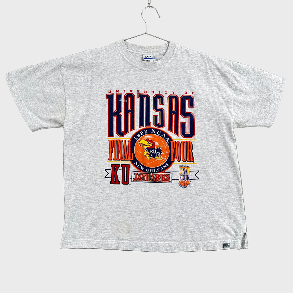 Vintage '93 Kansas Jayhawks University Basketball Shirt
