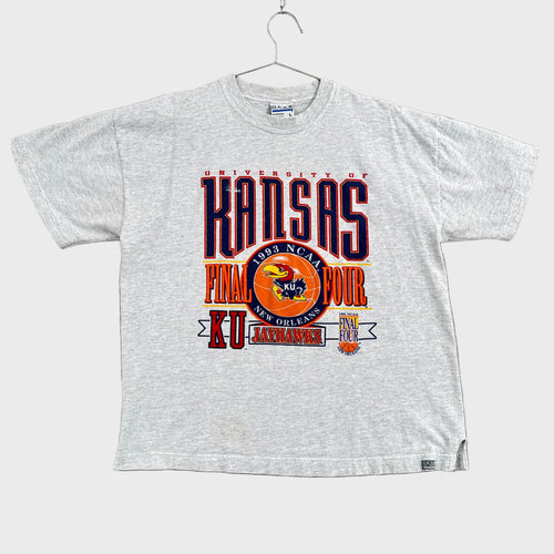 Vintage '93 Kansas Jayhawks University Basketball Shirt
