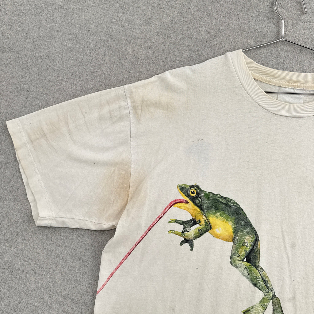 Vintage '95 Budweiser Bud Frog Toad Graphic Tee