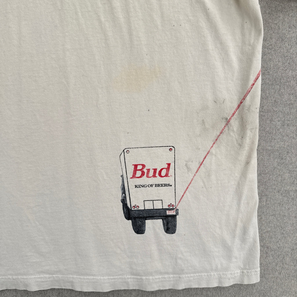 Vintage '95 Budweiser Bud Frog Toad Graphic Tee