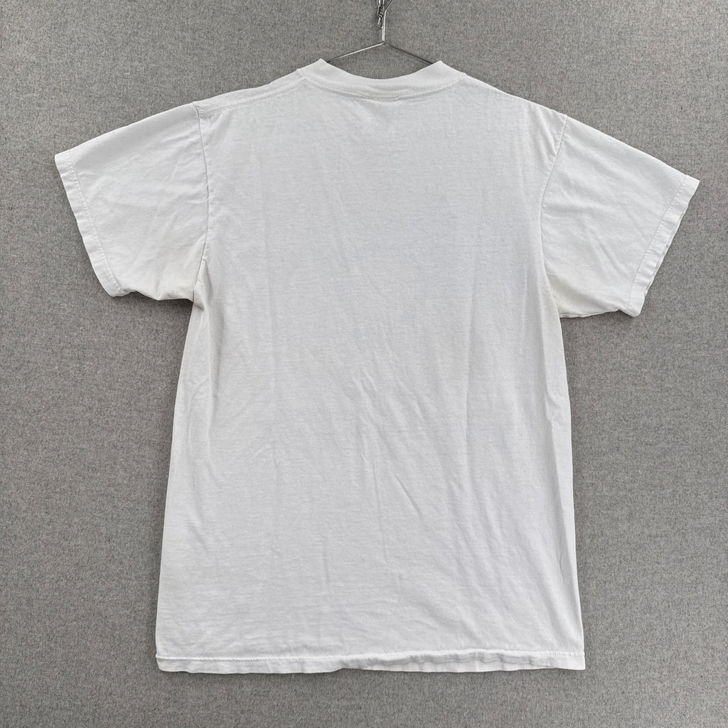 back of white tee shirt