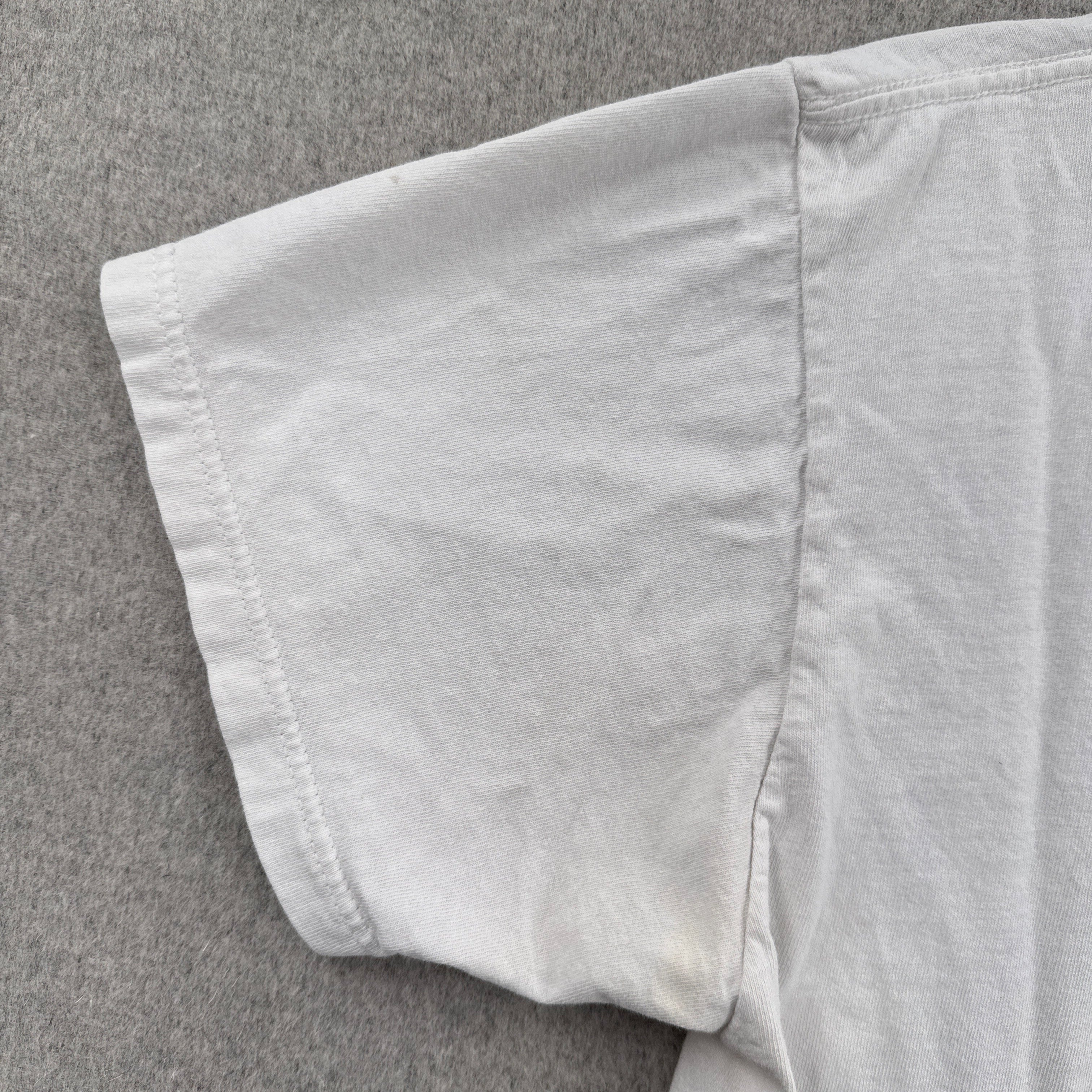 close up of sleeve with slight discolouration