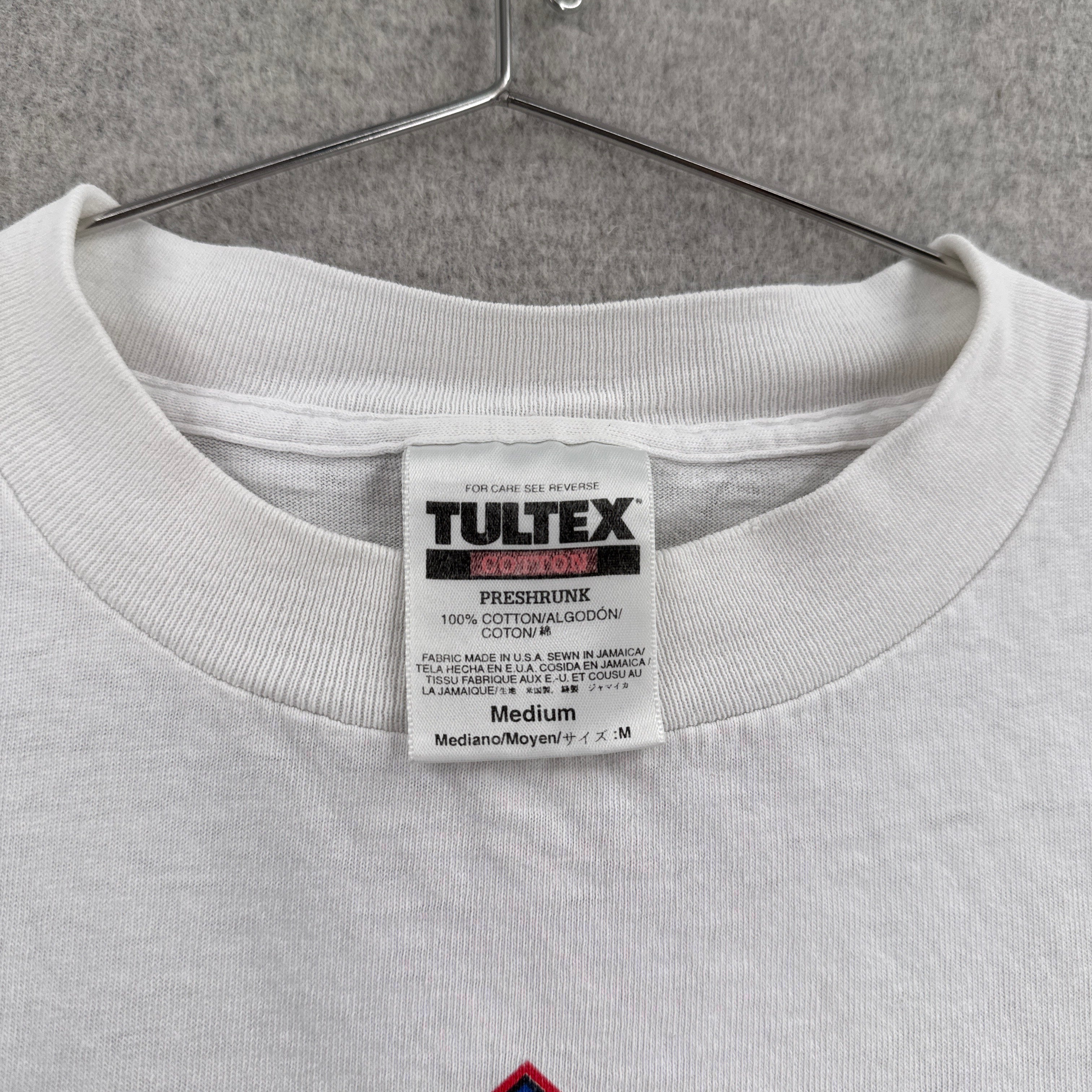 tultex tag size Medium 100% cotton