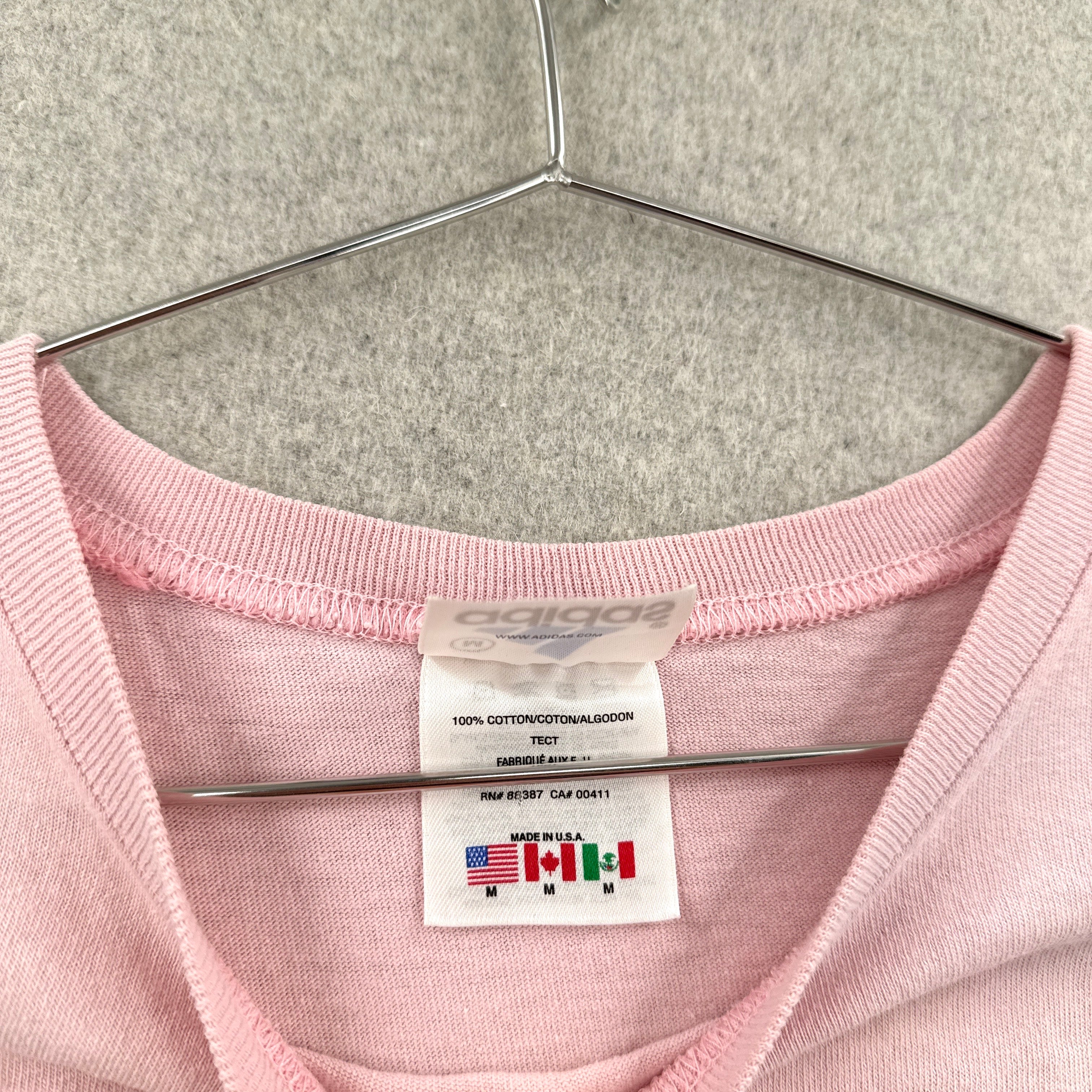 Vintage Adidas Pink Graphic Tee - 