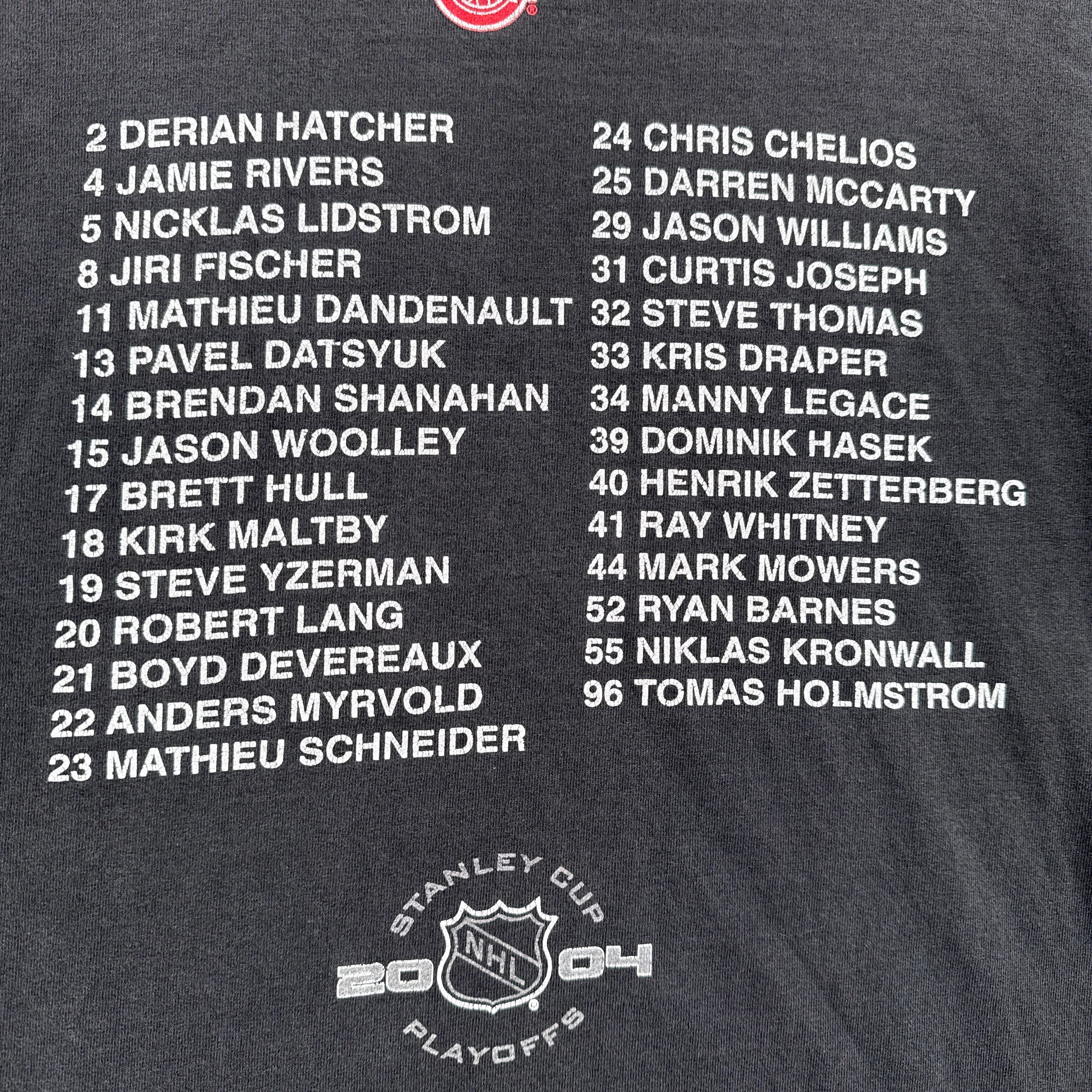 Vintage Detroit Red Wings Stanley Cup Graphic Tee 